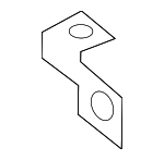 86635F2600 - Body: Impact Bar Upper Bracket for Hyundai Image