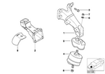 11811141137 - Engine: Supporting Bracket Left for BMW Image