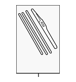 8521242120 - : Wiper Blade for Lexus: LS460, LS600h Image