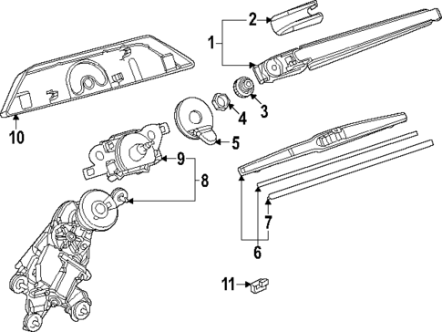 Wipers for 2024 Lexus GX550 #2
