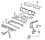 3538016 - : Muffler Bracket for Cadillac: Eldorado Image