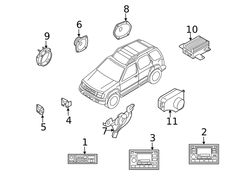 Sound System for 2002 Nissan Xterra #0