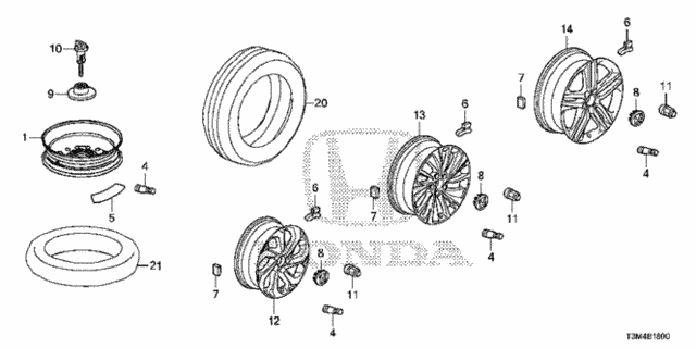 Wheel Disk (KA) (KL) for 2017 Honda Accord #0