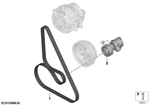 11287631824 - Engine: Ribbed V-Belt for BMW Image