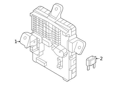 Fuse & Relay for 2024 Genesis G80 #2