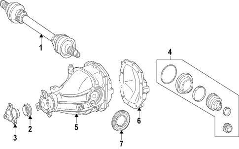 Differential for 2019 Mercedes-Benz AMG GT 63 #0