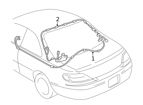 Antenna & Radio for 2000 Toyota Solara #1