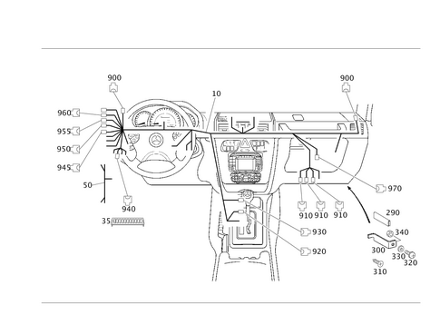 Cockpit Cable Harness for 2016 Mercedes-Benz G65 AMG #0