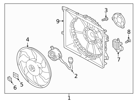Cooling Fan for 2017 Kia Soul #1