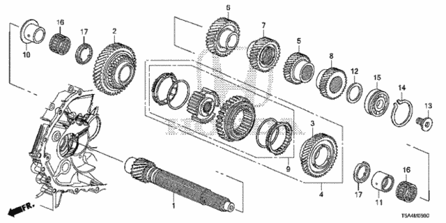 MT Countershaft for 2016 Honda Fit #0