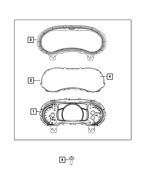 Instrument Panel Cluster for 2024 Dodge Durango #0