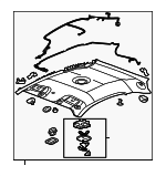 20860308 - Body: Headliner for Chevrolet: Cobalt | Pontiac: G5 Image