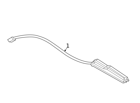 High Mounted Stop Lamp for 2017 Hyundai Sonata #0