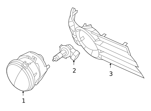 Fog Lamps for 2010 Volkswagen Routan #0