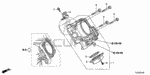 16400RLGJ01 - Engine: THROTTLE BODY, ELECTRONIC CONTROL (GME1A) for Acura Image