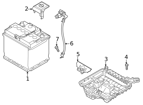 Battery for 2019 Kia Niro EV #1