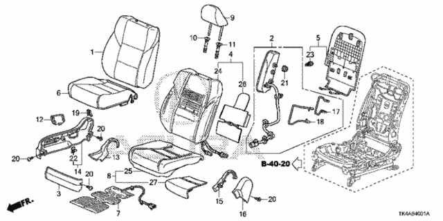 Front Seat (R.) for 2014 Acura TL #0