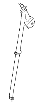 JT4Z58611B68AB - : Outer Belt Assembly for Ford: Edge Image