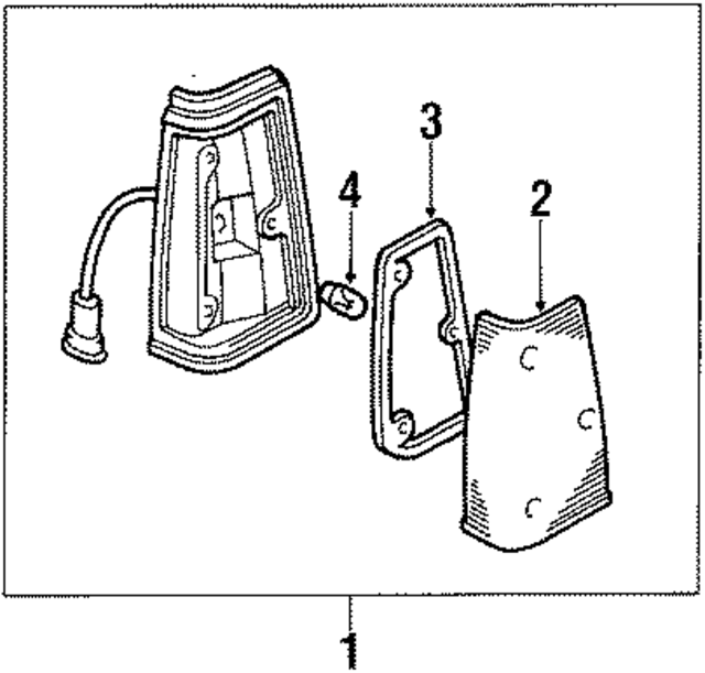 2618410W00 - : Lens for Nissan Image