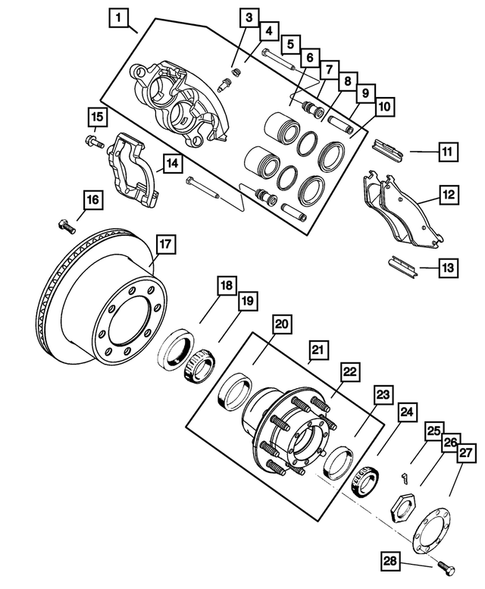 Rear Brakes for 2001 Dodge Ram 2500 #2