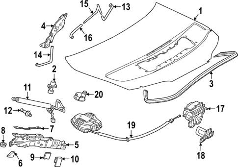 Trunk for 2023 Mercedes-Benz SL55 AMG #1