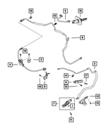 68338495AA - : Clutch Tube Clip for Mopar Image