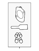 LR134995 - Body: Installation Kit for Land Rover: Defender 110, Defender 130, Defender 90, Discovery, Discovery Sport, Range Rover Evoque, Range Rover Velar Image