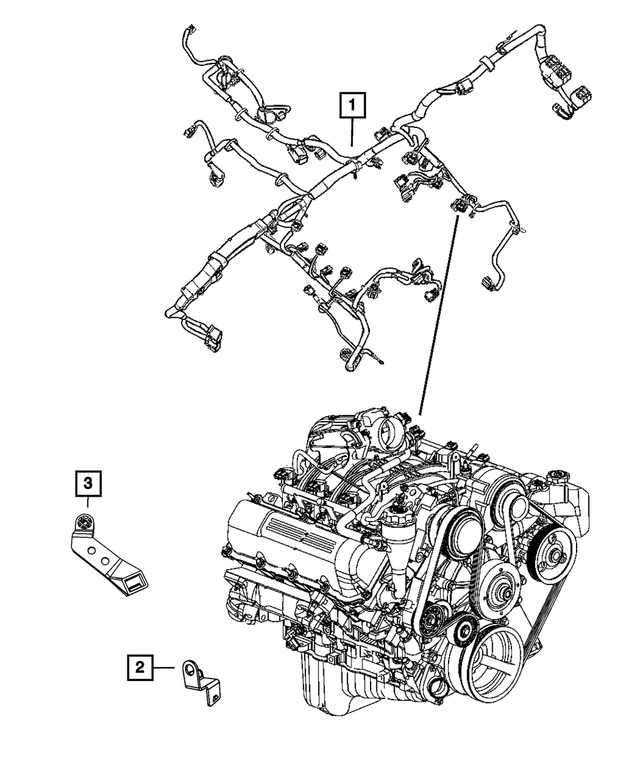 68091850AC - Electrical: Engine Wiring for Mopar Image