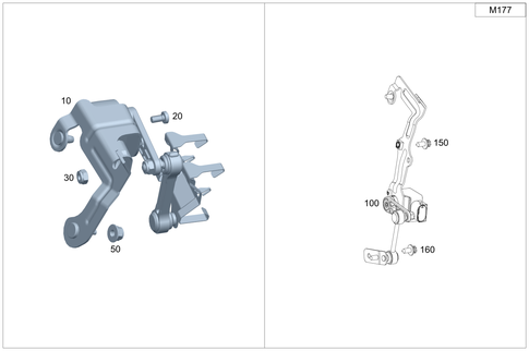 Rear Dynamic Headlamp Range Control Closed-Loop Control for 2020 Mercedes-Benz GLC63 AMG S #0