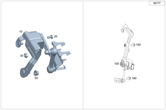 1517 - Rear Axle: Hexalobular Screw for Mercedes-Benz Image image