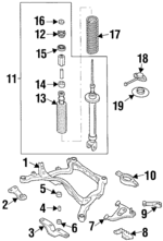 5540040P00 - : Cross-Member for Nissan Image