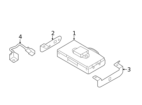 Communication System Components for 2011 INFINITI M37 #0