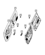 5SC03DX9AB - Electrical: Heated Seat Switch for Mopar Image image