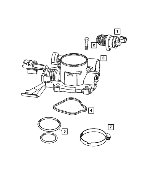 Throttle Body for 2005 Jeep Liberty #0