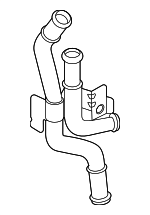 254762S500 - Cooling System: Feed Line for Hyundai: Santa Cruz, Santa Fe, Sonata Image