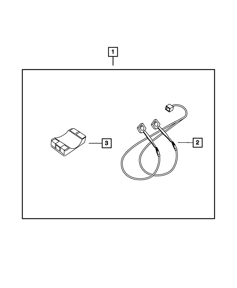 Heated Seat Module - Mopar (68033390AA)