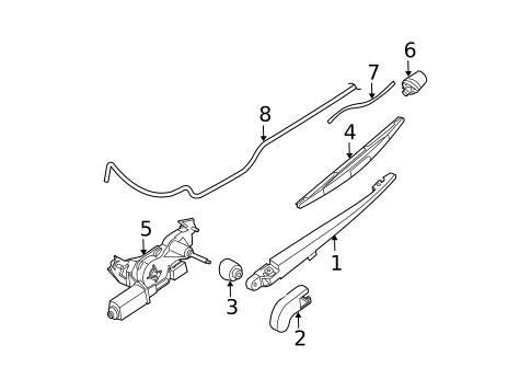 Wipers for 2009 Nissan Xterra #1