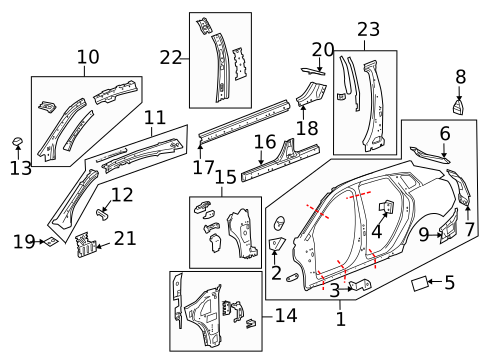 Rocker for 2014 Cadillac SRX #0