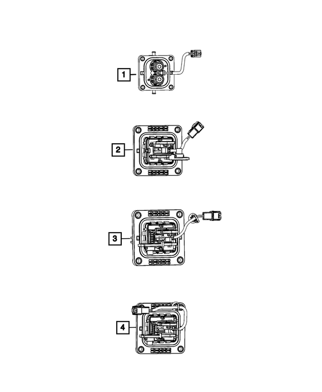 « 5193304AB – High Voltage Powertrain Systems : Système électrique Connecteur pour Mopar Image »