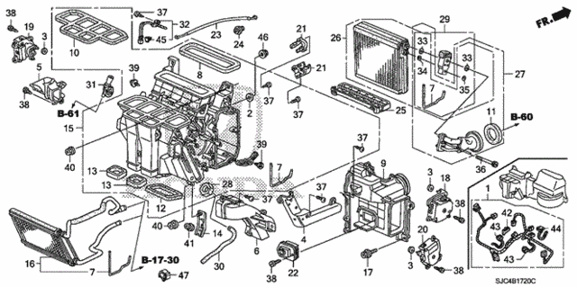 Heater Unit (1) for 2006 Honda Ridgeline #0