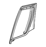 2437300100 - Body: Fixed Glass for Mercedes-Benz Image