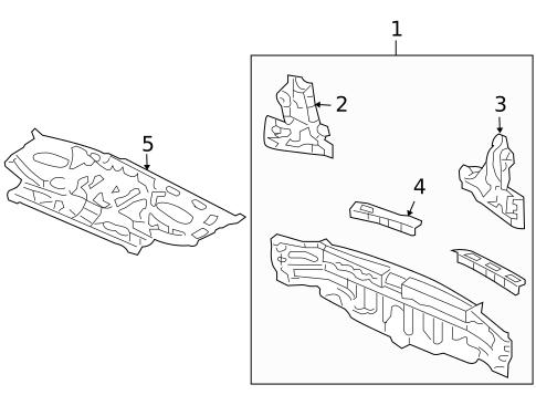 Rear Body for 2007 Honda Accord #2