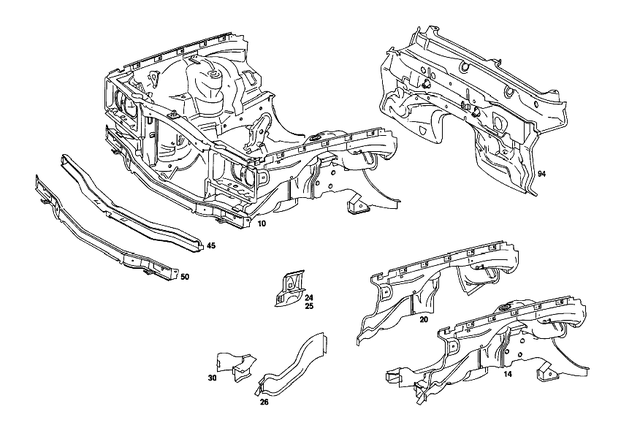 1166265114 - : Bracket for Mercedes-Benz Image