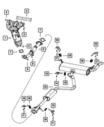 68102171AD - Exhaust: Exhaust Muffler And Tailpipe for Dodge: Dart Image