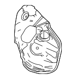 171680P040 - : Heat Shield for Lexus Image