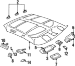 12374142 - : Visor Mirror for GM Image