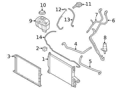 Radiator & Components for 2006 Volvo XC90 #0