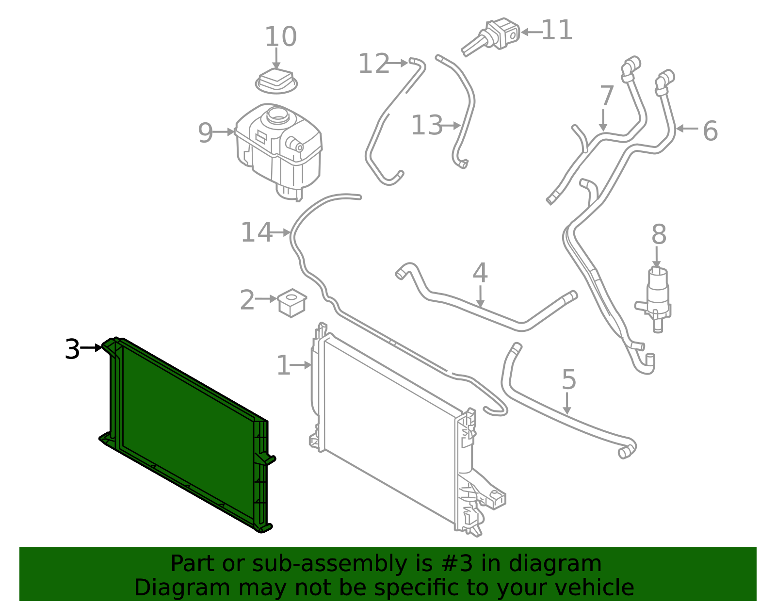 Radiator Support Panel 30730523 | Truck Part Center