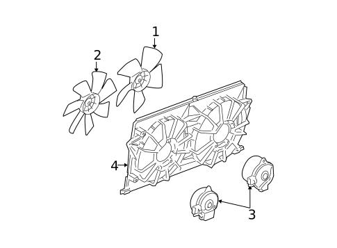 Cooling Fan, Clutch & Motor for 2007 Buick Lucerne #0