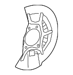 4778142060 - Brakes: Splash Shield for Toyota Image